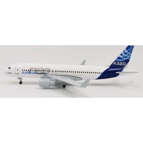 20CM 1/300 Scale Airbus A320NEO Portotype Airlines Airplanes Plane Aircraft Alloy Diecast Model Toy Collective Kids Toy display
