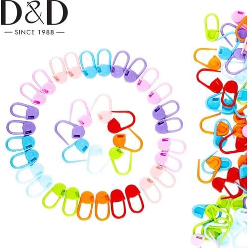 50/100Pcs Stitch Markers 2.3cm Crochet Locking Knitting Markers Stitch Needles Clip Counter DIY Weaving Craft Knitting Tools