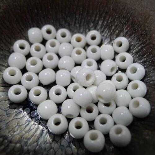 6# 100pcs Jingdezhen Ceramic beads for bracelet making beads Procelain bead for jewelry making 6mm beads #A502A