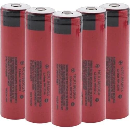 2021 100% New 18650 battery 3500mah 3.7v lithium battery for NCR18650ga 3500mah Suitable for flashlight battery