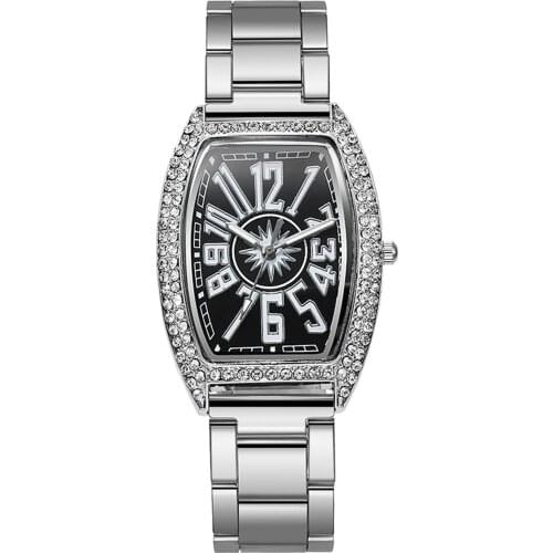 Часы Женские Luxury Watches Quartz Watch Fashion Tonneau Dial Casual Watches For Women Casual Party Watch Relogio Feminino 2021