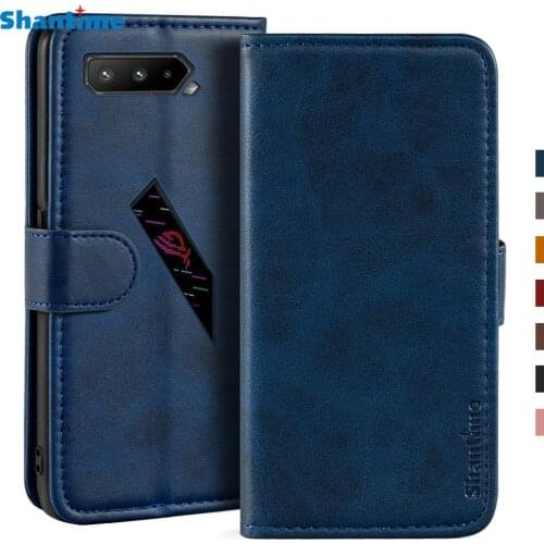 Case For Asus ROG Phone 5 Pro ZS673KS Case Magnetic Wallet Leather Cover For Asus ROG Phone 5 I005DA I005DB Coque Phone Cases