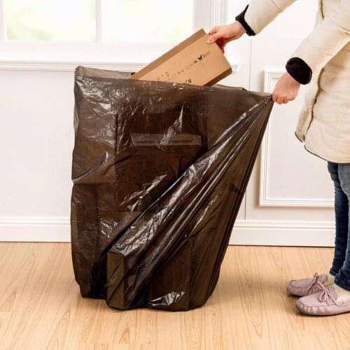 OTHERHOUSE Black Trash Bags Roll Disposable Large Garbage Bags Garbage Storage Bag Rubbish Organizer Kitchen Bathroom Accessory