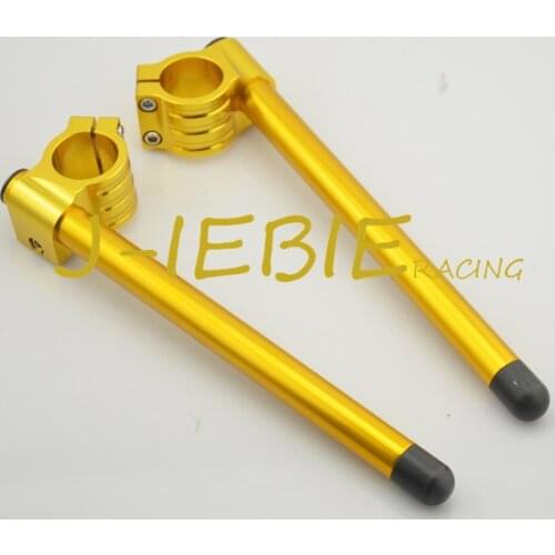 CNC 46mm Riser Universal Version Clip Ons Handlebar handle bar Fork Tube For HONDA KAWASAKI SUZUKI YAMAHA