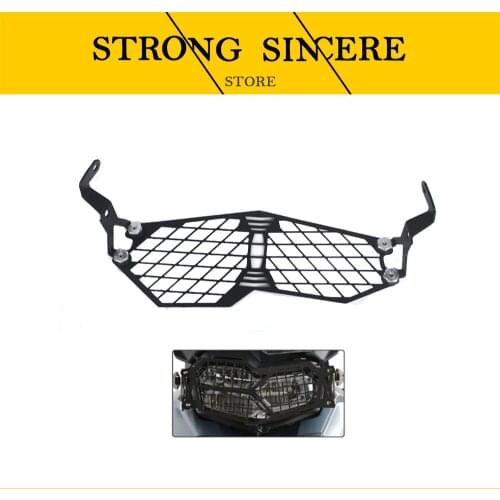 Para BMW F750GS F850GS 2018-2019 en protección de faros malla de rejilla negra de acero inoxidable f750gs f850gs