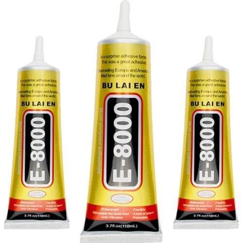 25ML Transprant E-8000 Glues Multipurpose Adhesives Super Glues Liquid Epoxy Glues For DIY Crafts Glass Phone Case Metal Fabric