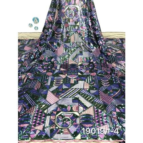 French lace Fabric with sequins New Arrival African Net Lace High Quality SYJ-99914 for party dress