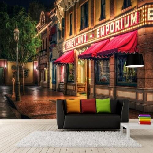 Custom mural Italy European style street landscape custom high quality mural bedroom decoration wallpaper