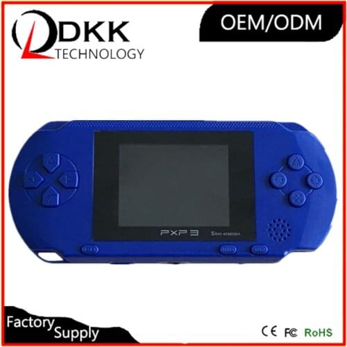 Classic Retro Game Console 16 Bit PXP3 Slim Station Handheld Game Player with two Game Cards hundreds free games for 8 bit nes