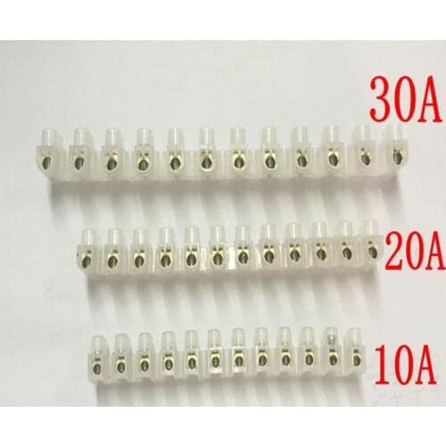 Terminal block connector 3A/5A / 10A / 20A / 30A/60A 12-bit connector X3-0512-1012-2012-3012-6012