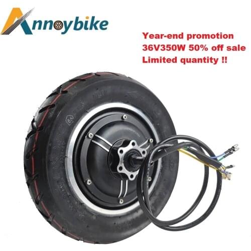 10 inch 36V48V350W-1000WMotor Vacuum Tire Conversion Kit Electric Scooter TX Motor Parts Modified DIY Wheel Brushless LY Motor