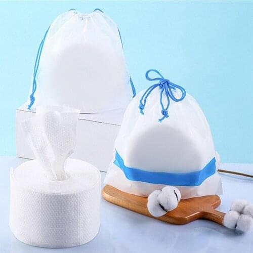 Disposable Facial Cleansing Towel With Pearl Grain Cotton Soft Makeup Remover Wipes Wet and Dry Cleaning Beauty Tools