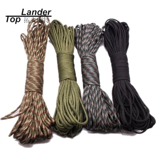 Paracord 550 Parachute Cord III 7 Strand Paracord Bracelet Survival Gear 100ft Lanyard Mil Spec Type Parachute Cord Rope