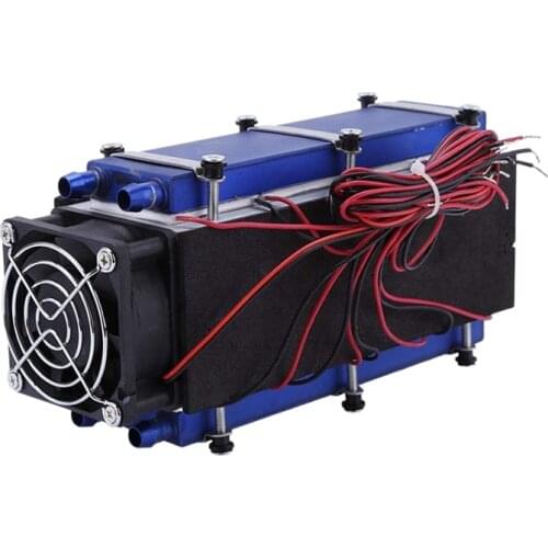 AU05 -Semiconductor Cooler DC 12V MAX 48A 576W 8 Chip DIY Refrigerator for Industrial Equipment/Pet Bed/Small Space Cooling