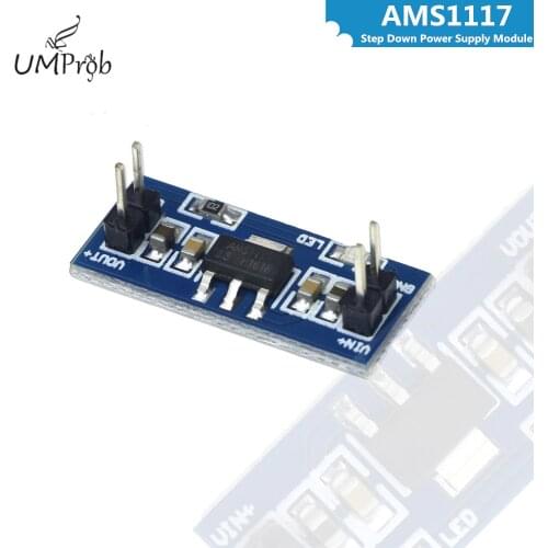 AMS1117 4.5V - 7V Turn 3.3V DC-DC Step Down Power Supply Module for arduino Diy Kit