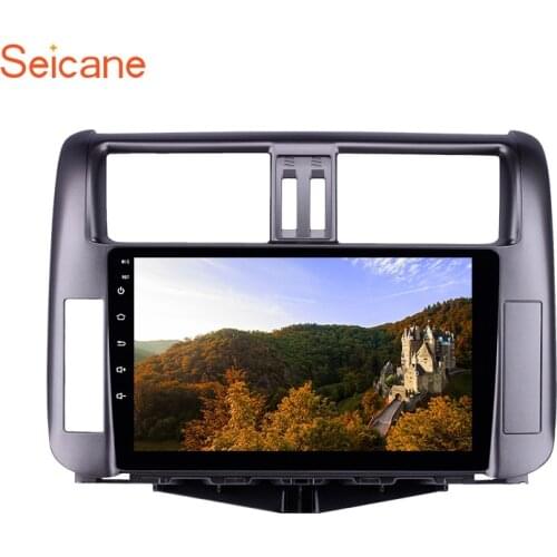 Seicane 2Din 9 inch Car Radio GPS Multimedia Player Android 8.1 For Toyota Prado 150 2010 2011 2012 2013 Quad Core Navigation
