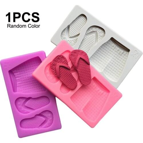 Slippers Pants Shape Silicone Moulds Fondant Cake Mold Chocolate Cooikes Baking Tools