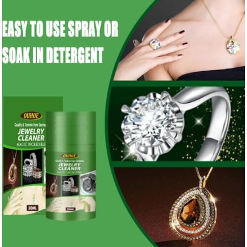 Jewelry Cleaner Watch Spray Versatile Rust Remover Anti Tarnish Protection Rings Making Diamond Rust Detergent