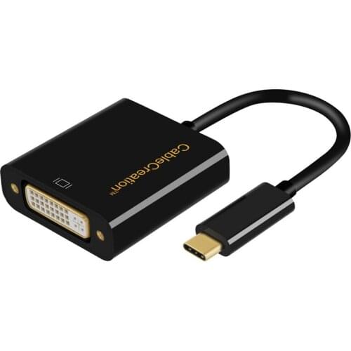 USB-C to DVI, Type C (Thunderbolt 3 Compatible) to DVI Adapter,Compatible MacBook 12-inch,Chromebook Pixel,Dell XPS 13/15