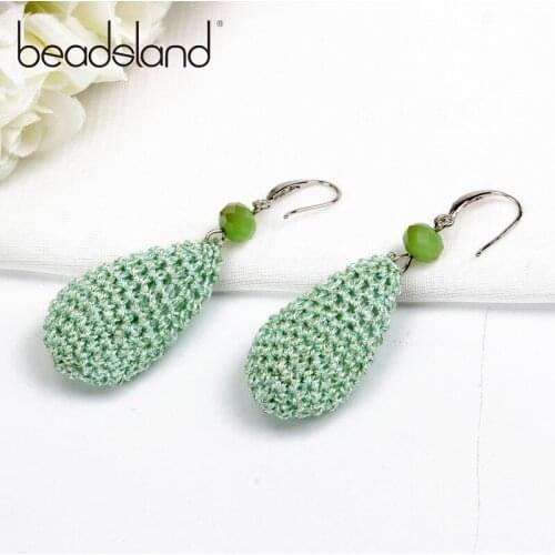 Beadsland Drop Earrings Dangle Thread Crochet Water Drop Desgin Fashion Cute Romantic Women Girls Party Christmas Gift 39265