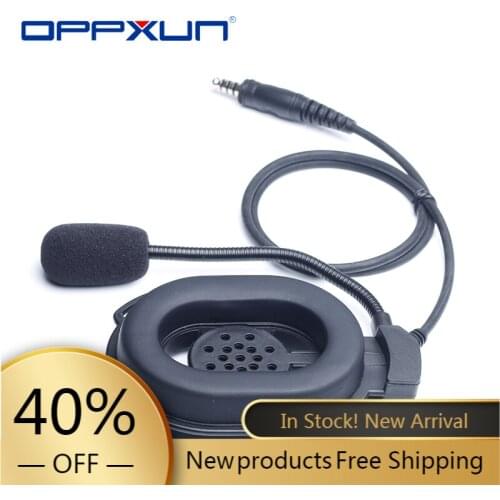 2021 Z Tactical Bowman Elite II Headset With U94 PPT Press-to-Talk Walkie Talkie Earphone For Kenwood Two Pins And Baofeng UV-5R