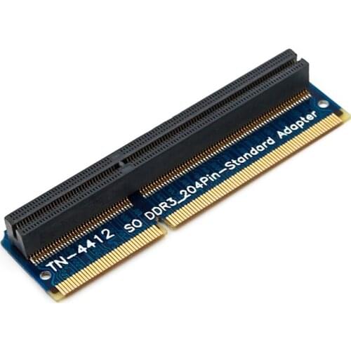 DDR3 SO DIMM to Desktop Adapter SO DIMM DDR3 Memory RAM Adapter Card 204Pin Standard Slot Memory Tester Computer Components NEW