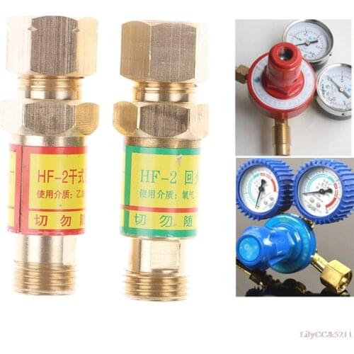Gas Welding Accessories Oxygen/Acetylene Check Valve Flashback Arrestor Automatic Reset