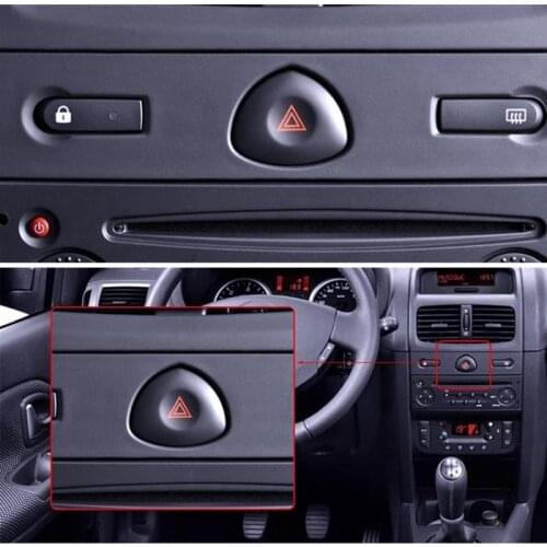 Emergency Hazard Lights Warning Switch Button for Renault Clio II Hatchback 2001-2003 2005 2006 8200442723 82000060036