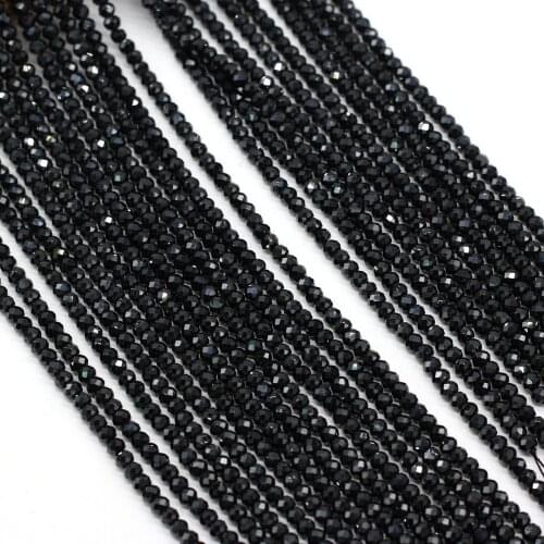 3x4mm Natural Spinels Stone Beads Faceted Abacus Shape Small Loose Stone Beads for Making Jewerly Necklace Bracelet Accessories