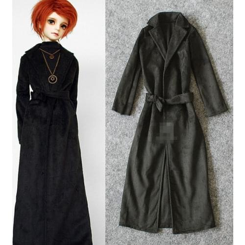 Death Robe Long Coat For BJD 1/4 MSD1/3 SD10/13 SD17 Uncle Doll Clothes CMB87