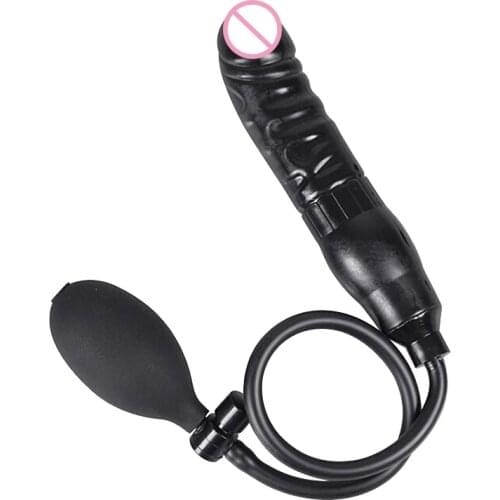 Erotic Inflatable Dildo Realistic Penis Cock Pump Anal Dildo Female Masturbator Massager Adult Sex Toys for Woman Sex Products