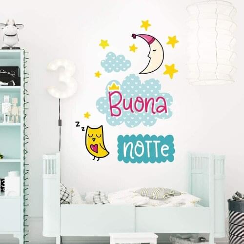 Kina UVB01519 decoration transparent PVC wall stickers for wall aphorisms-measurement 100x30 cm