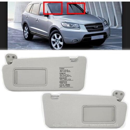852102B511J4 852202B511J4 852102-B511J4 852202-B511J4 Sun Visor Gray LH RH For Hyundai Santa Fe CM 2006 2007 2008 2009