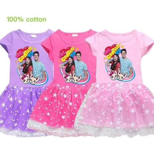 Summer Girl Dress Cotton Christmas Fashion Spring Animal Print Me Contro Te Baby Girls Clothes Teenage Princess Costume