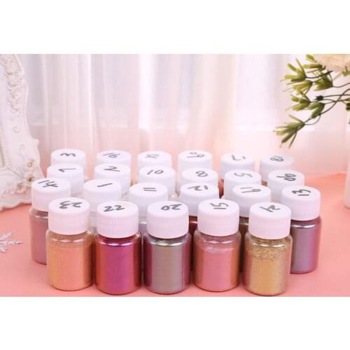 Color Changing Pearlescent Mica Powder UV Resin Glue DIY Jewelry Crafts Making