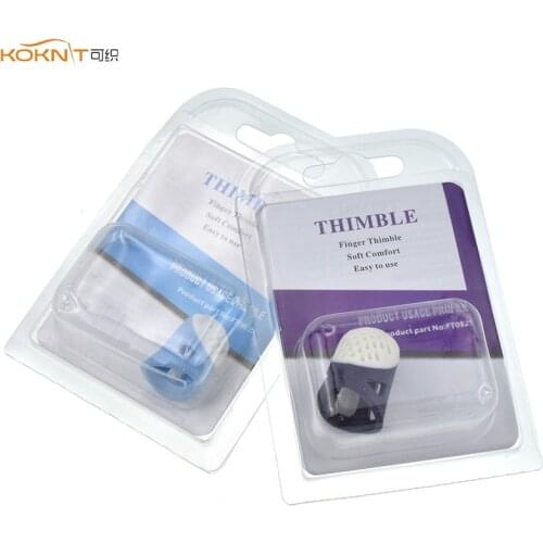 KOKNIT 2size Silicone Thimble Tip Finger Tip Protection S M Finger Protector Thimble Quilting Craft Sewing Needlework Accessory
