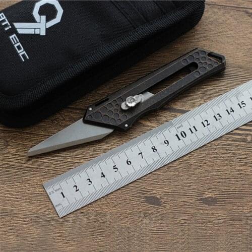 9TiEDC Tirek Original Paper cutter knives hunting edc tools Karambit cs Self-defense Tactical Fixed Blade pocket Survival Knives