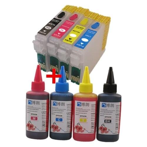 129 T1291 refillable ink cartridge for epson Workforce WF-7015 WF-7515 WF-7525 WF-3010DW WF-3520DWF WF-3530DTWF WF-3540DTWF