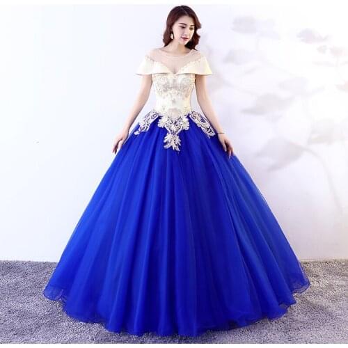 Quinceanera Dresses 2020 Luxury Lace Appliques Ball Gown Robe De Bal Sweet Cap Sleeve Party Prom Ball Gown Vestidos De 15