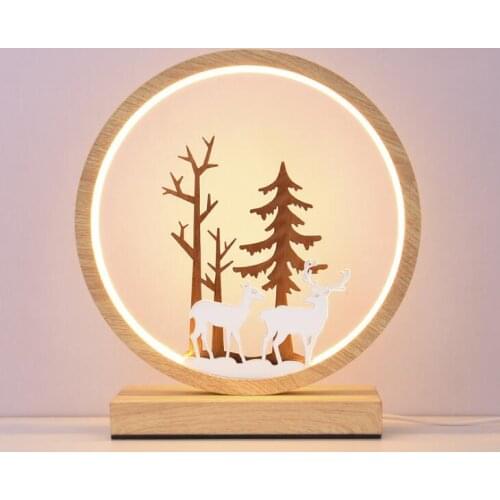 Nordic led desk lamp bedroom smart remote control home hotel study creative bedside lamp table lamp