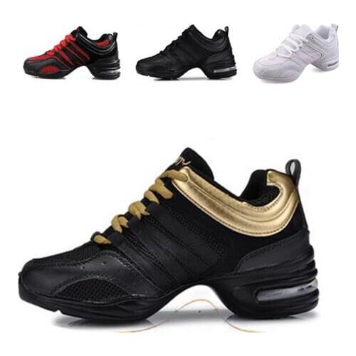 Dance Shoes For Girls Sports Soft Outsole Breath Women Practice Shoes Modern Jazz Dance Shoes Sneakers Plus Size 41 42