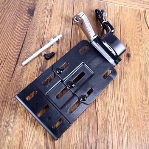 Motorcycle Telescopic Folding LED Light MetalSide Mount License Plate Holder Fit For Harley Sportster XL883 XL1200 D 07-120