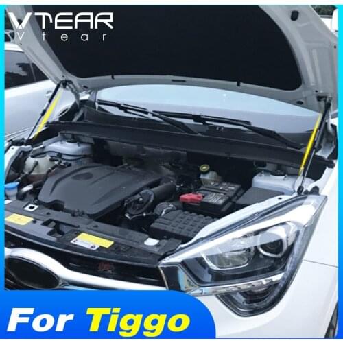 Vtear Car Engine hood cover support Hydraulic Rod For Chery Tiggo 4 exterior Shock Absorbing decoration part styling accessories