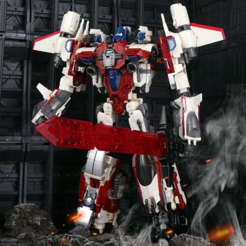 WJ Transformation Computron 5IN1 Combination Scattershot STRAFE Afterburner Lightspeed Nosecone Alloy Action Figure Robot Toys