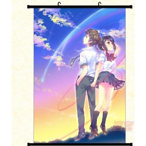Japan Anime Your Name Poster Wall Art Home Decor High Quality Tarpaulin Scroll Painting Modern Artwork Living Room Decoration