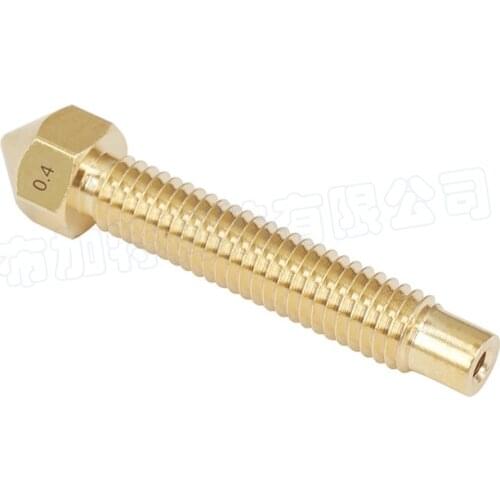 1.75mm nozzle M6 long brass nozzle copper 3d printer extruder