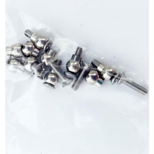 4.0mm linkage ball with M2X6 screws for helicopter car boat rc parts (10 pcs / bag)
