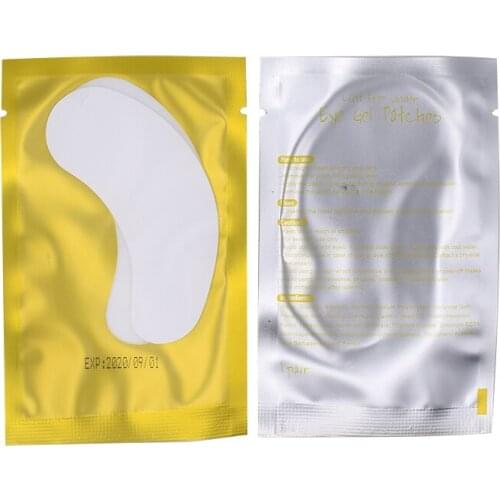 50pairs/pack New Eyelashes Paper Patches Under Eye Pads Lash Paper Patch Eye Tips Sticker Wraps Eyelash Extension Make Up Tools