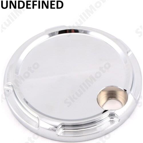 Motorcycle Accessories Fuel Gas Door Cover For Harley Touring Electra Glide FLHX 2008-2013 2014 2015 2016 2017 Chrome UNDEFINED