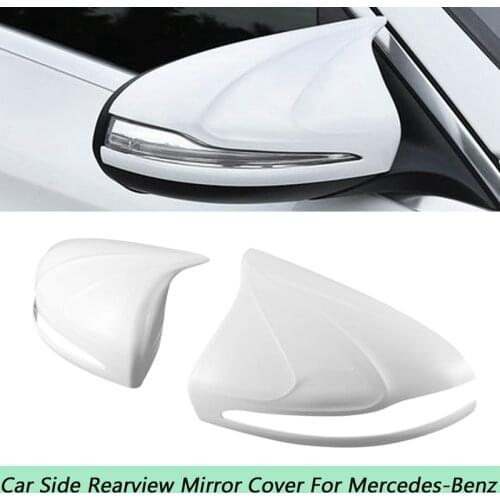 Car Side Rearview Mirror Cover Shell for Mercedes-Benz W205 W213 X253 C E GLC GLA GLB Class